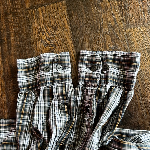 Green/Yellow-orange Plaid Button Down Shirt from Gap - Picture 3 of 5